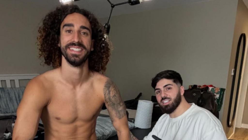 Marc Cucurella cumple con su promesa y se tatúa a Luis de la Fuente