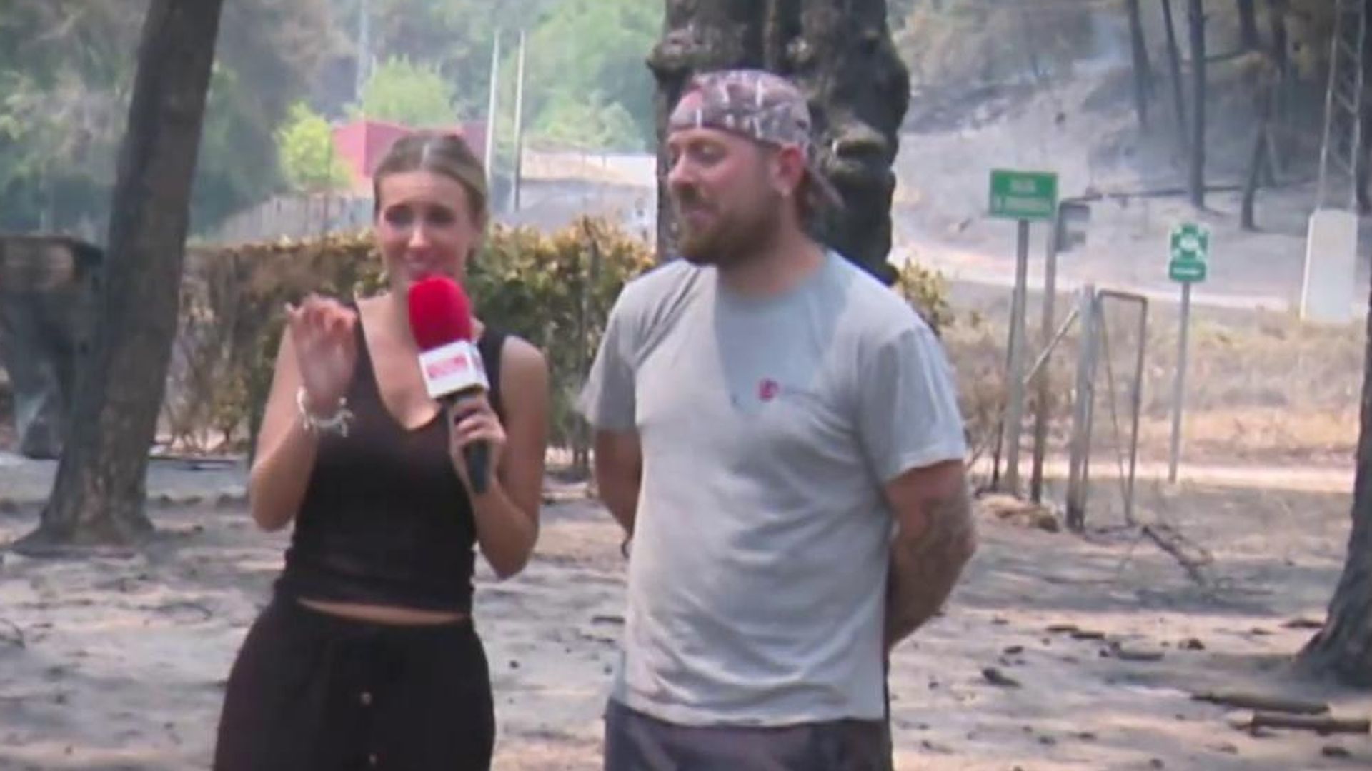 Recorremos el monte quemado de Casavieja (Ávila) con uno de sus vecinos: “Es una catástrofe”