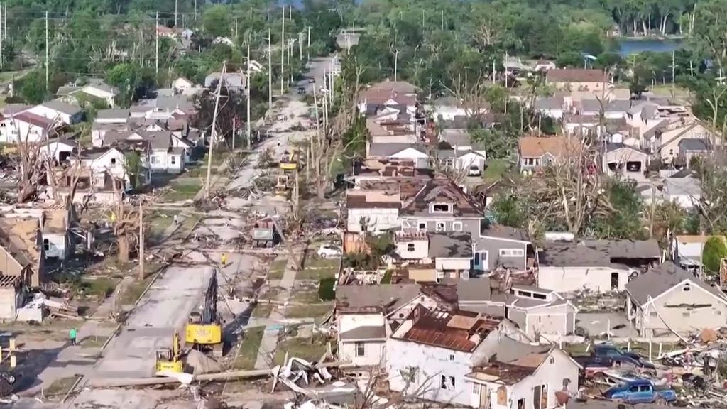 Un tornado con rachas de viento de hasta 217 km/h devasta amplias zonas del estado de Wisconsin, en EE.UU.