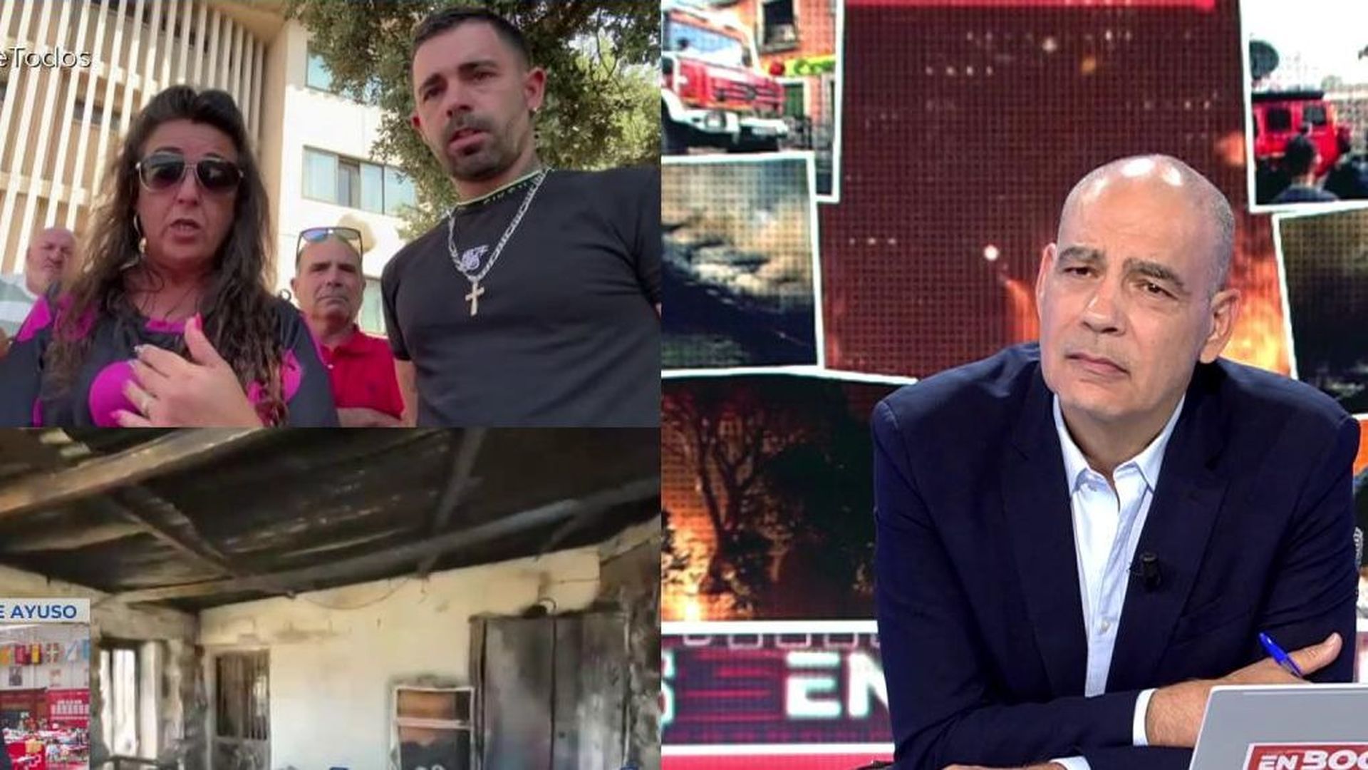 Virginia y Felipe vieron cómo se quemaba su casa por las cámaras de seguridad: “Hasta que no quedó nada”