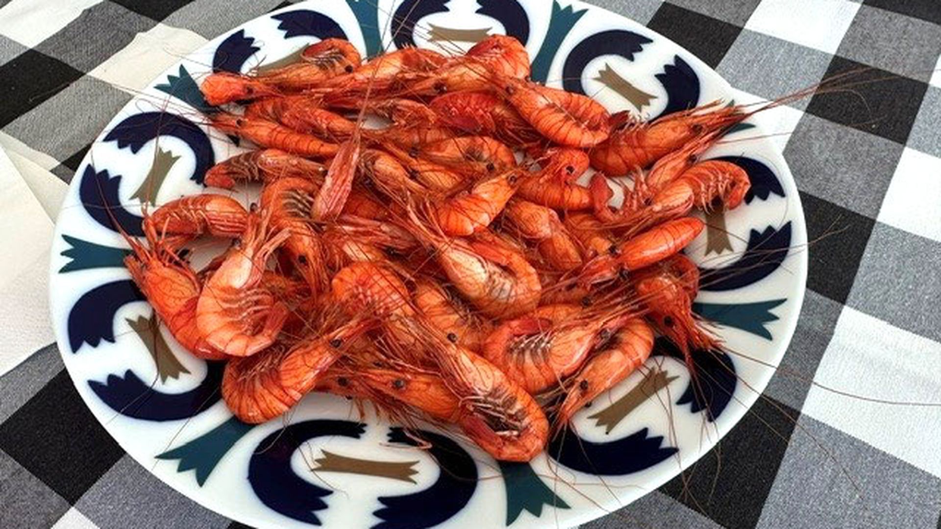 Camarones en Meaño