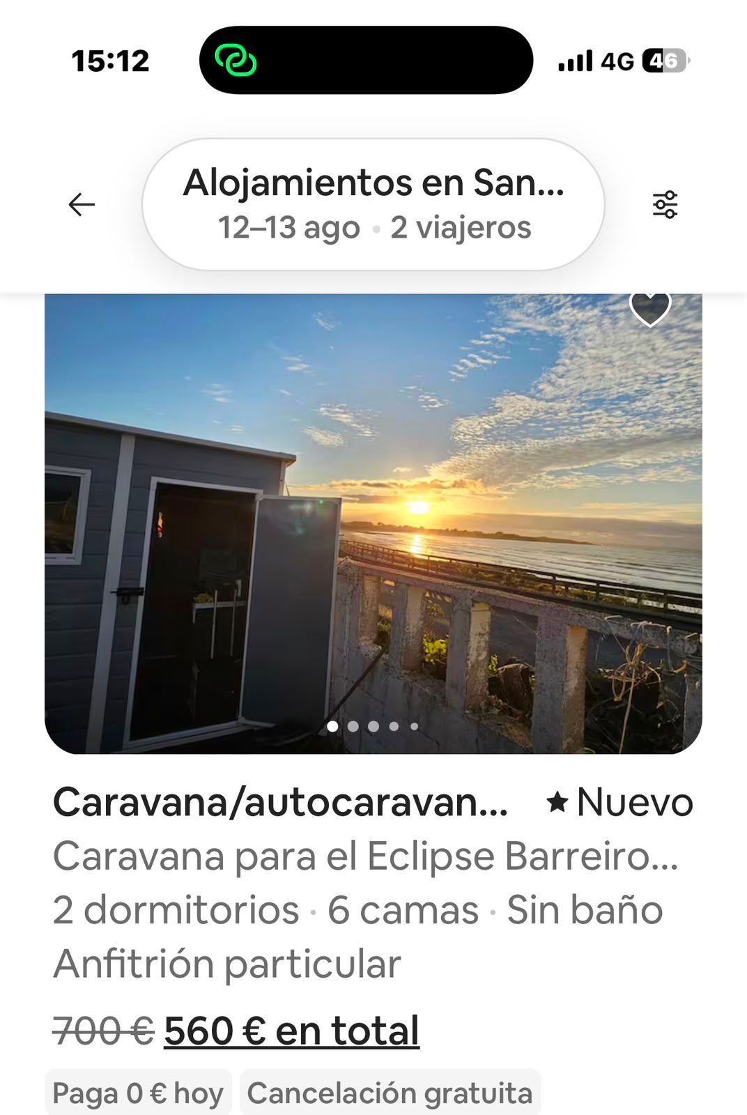 Caravana por casi 600 euros la noche