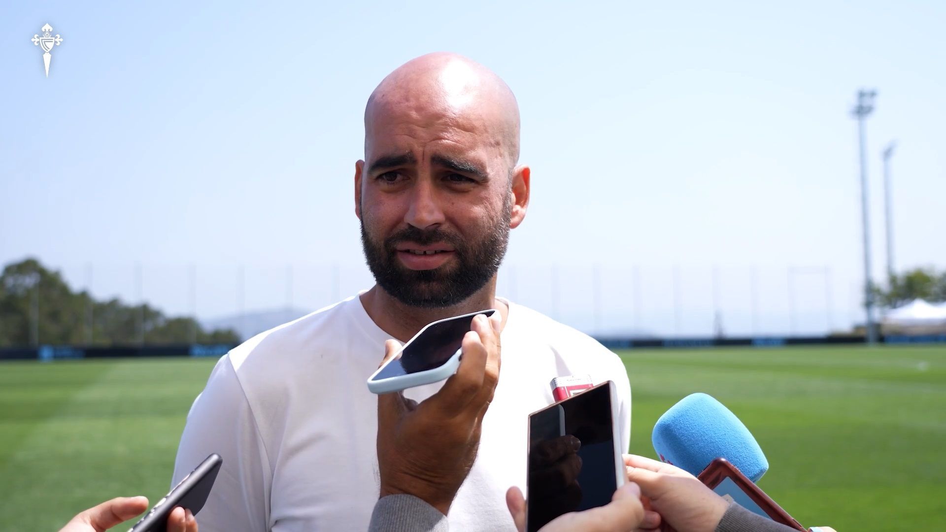 Claudio Giráldez, tras el último amistoso del Celta. Claudio Giráldez, tras el último amistoso del Celta.