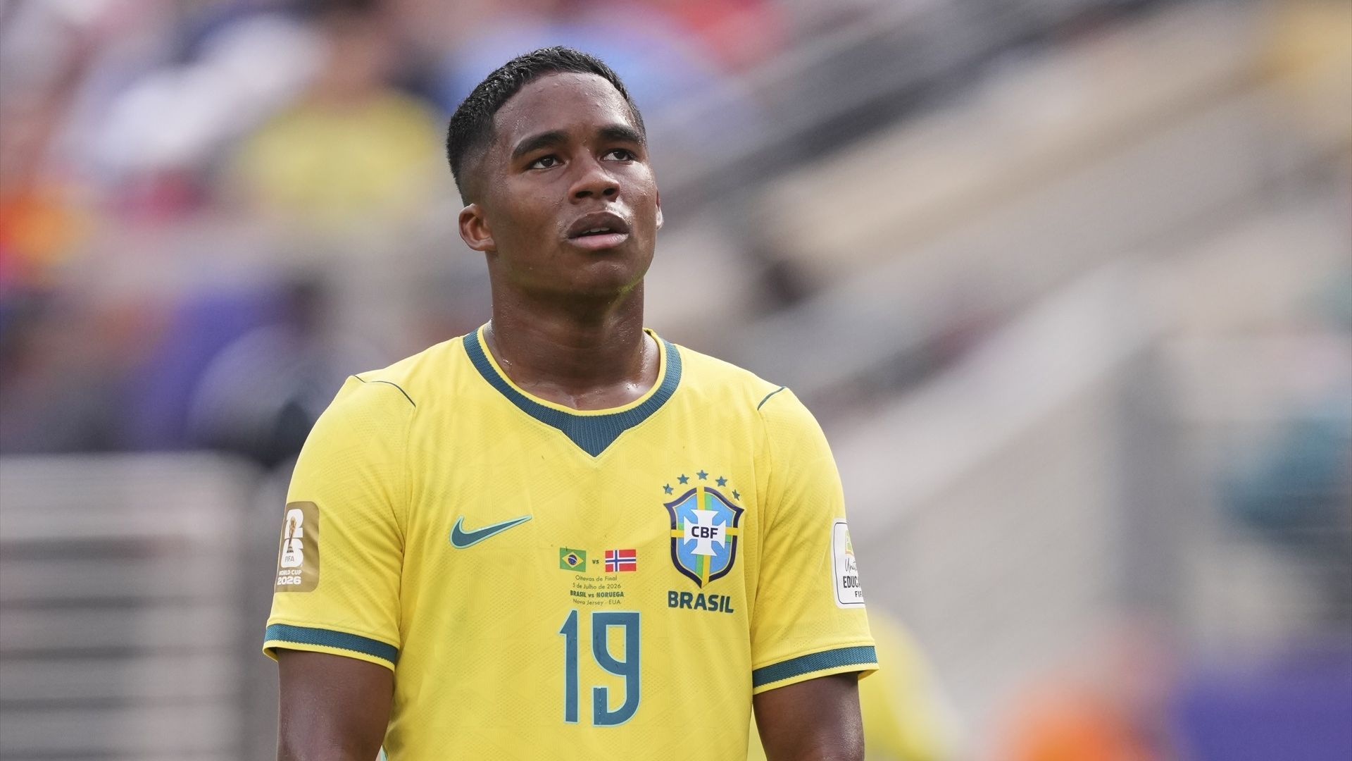 Endrick con la selección brasileña en el Mundial 2026