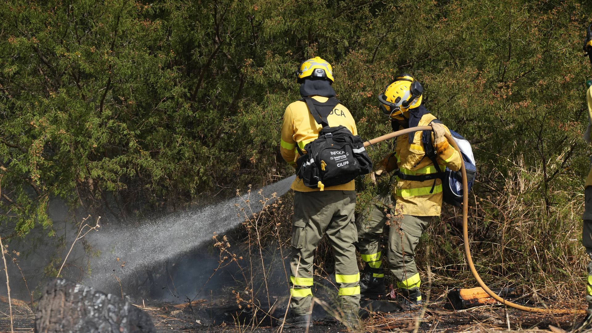 Extinguido el incendio en el paraje Los Vuelos de Lucena del Puerto