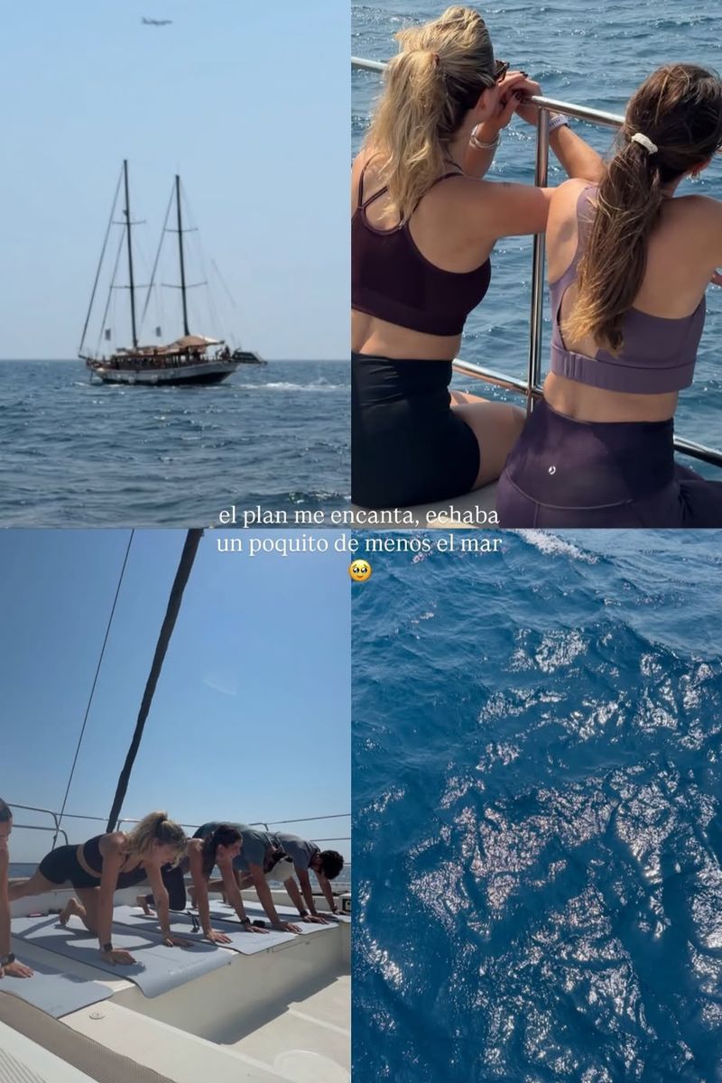 Marta en el viaje de trabajo