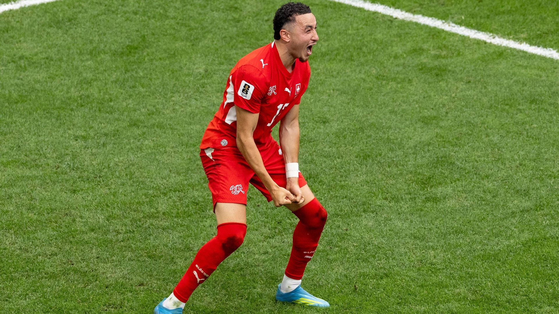 Rubén Vargas, en el Mundial con Suiza
