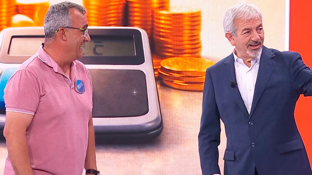 Un concursante no recuerda su apuesta y Carlos Sobera reacciona