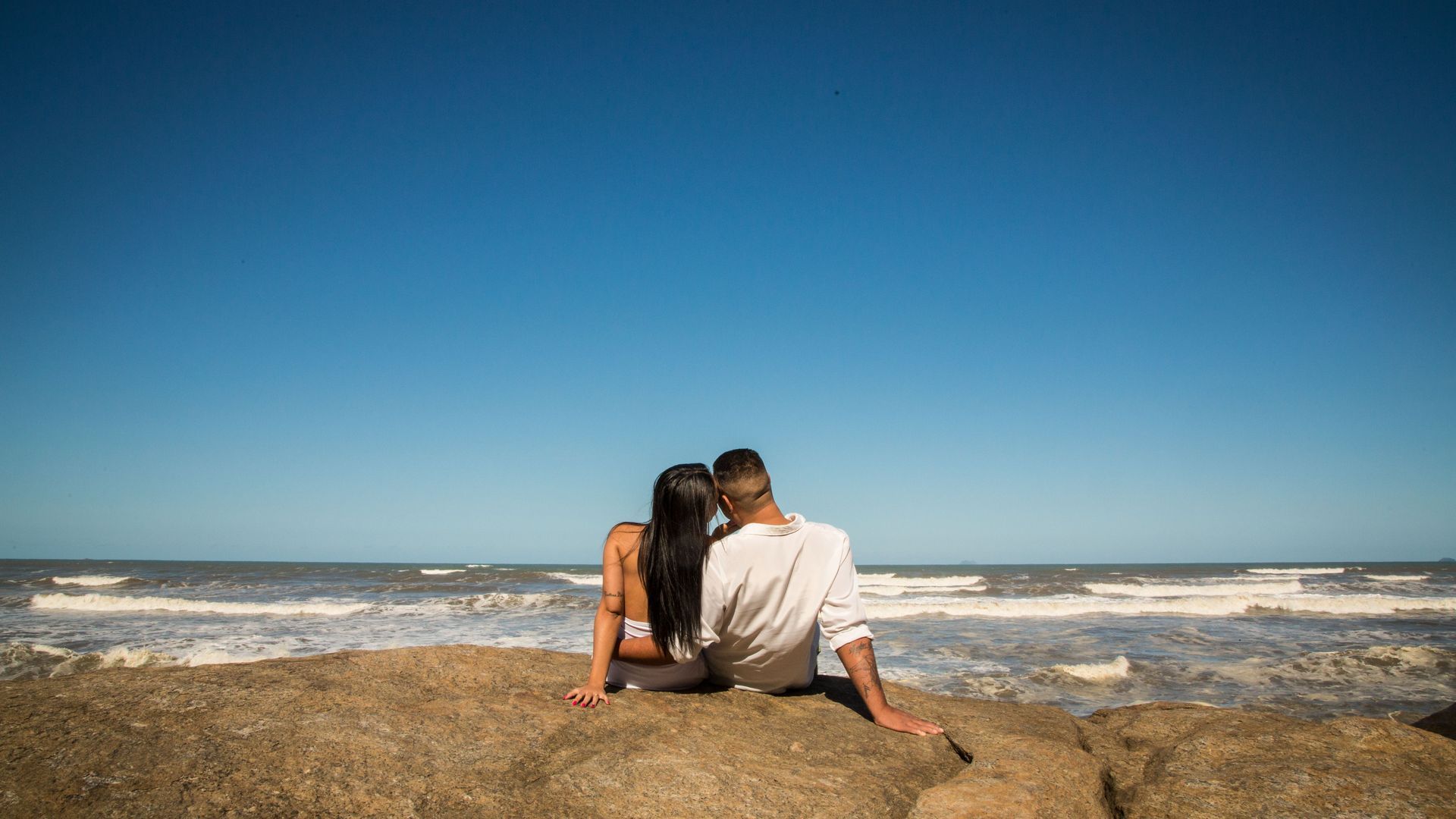 Una pareja en verano