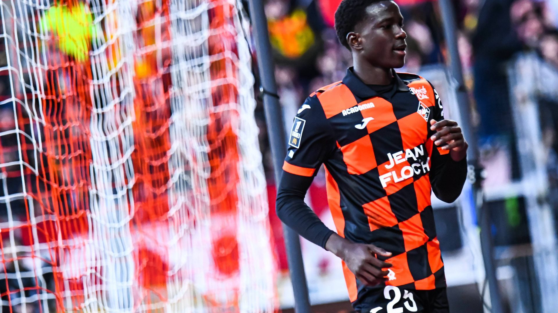 Abdoulaye Faye, durante un partido con el Lorient la pasada temporada.