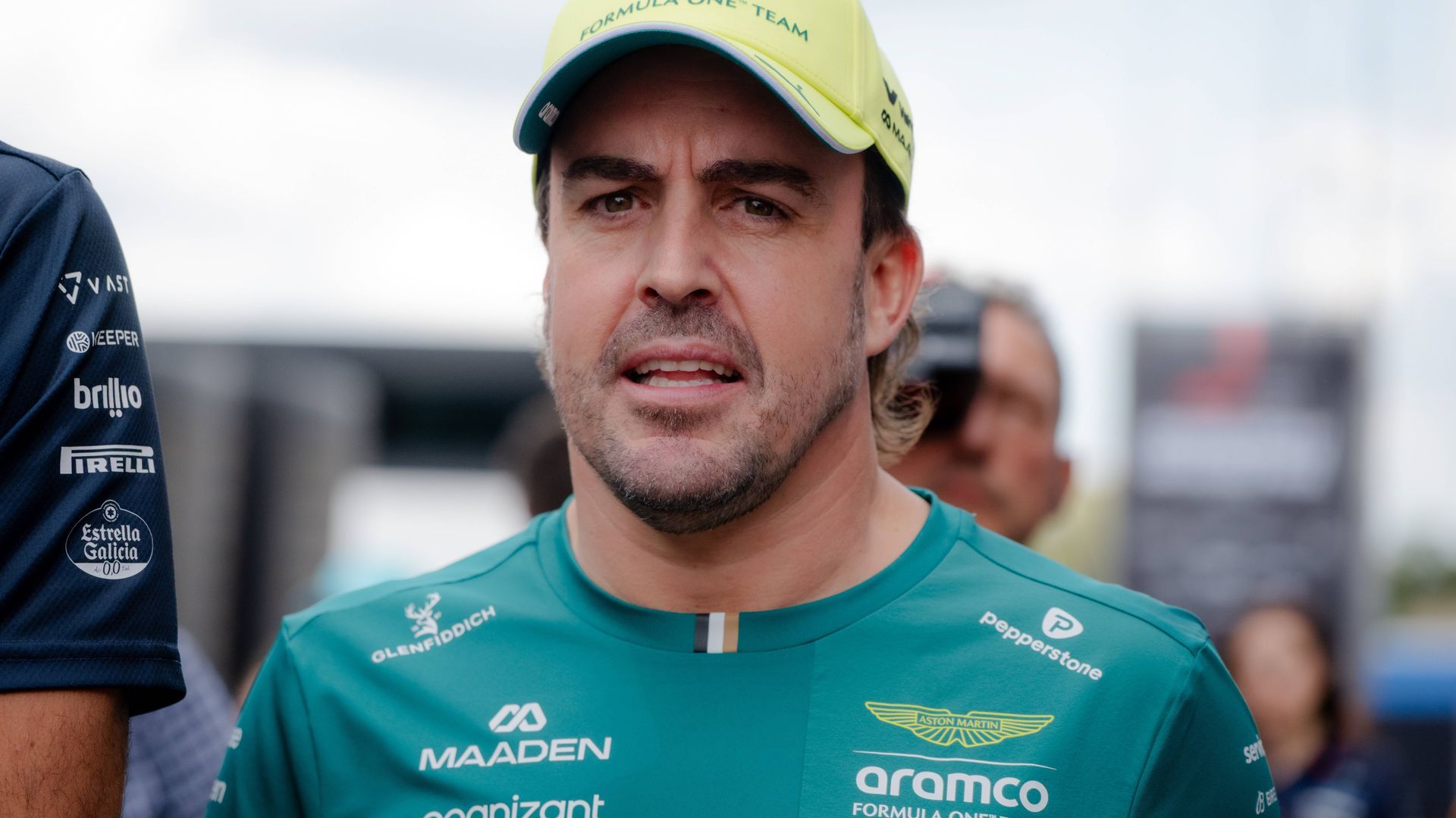 Fernando Alonso, durante el GP de Hungría Fernando Alonso, durante el GP de Hungría