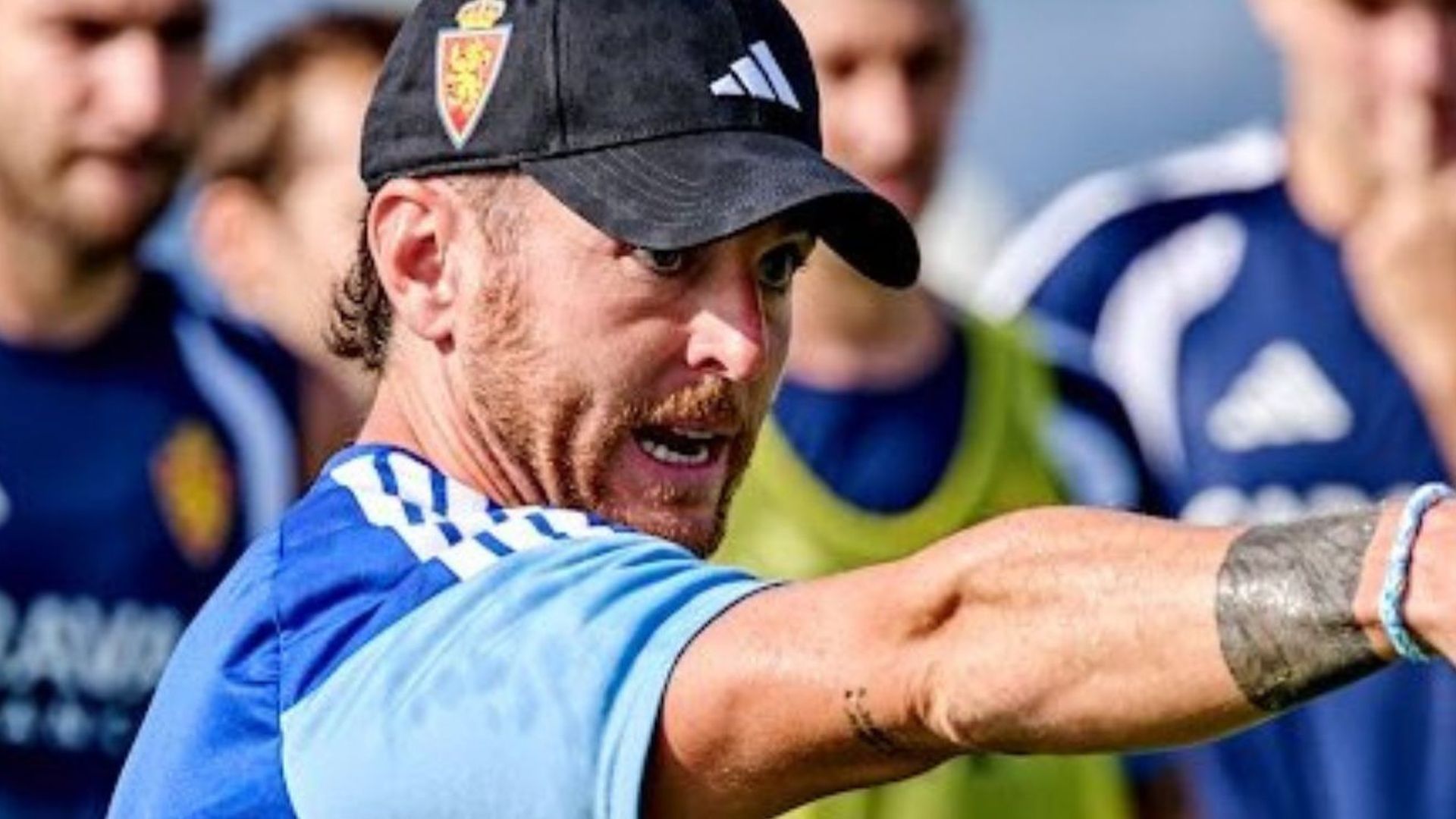 Ibai Gómez, entrenador del Real Zaragoza Ibai Gómez, entrenador del Real Zaragoza