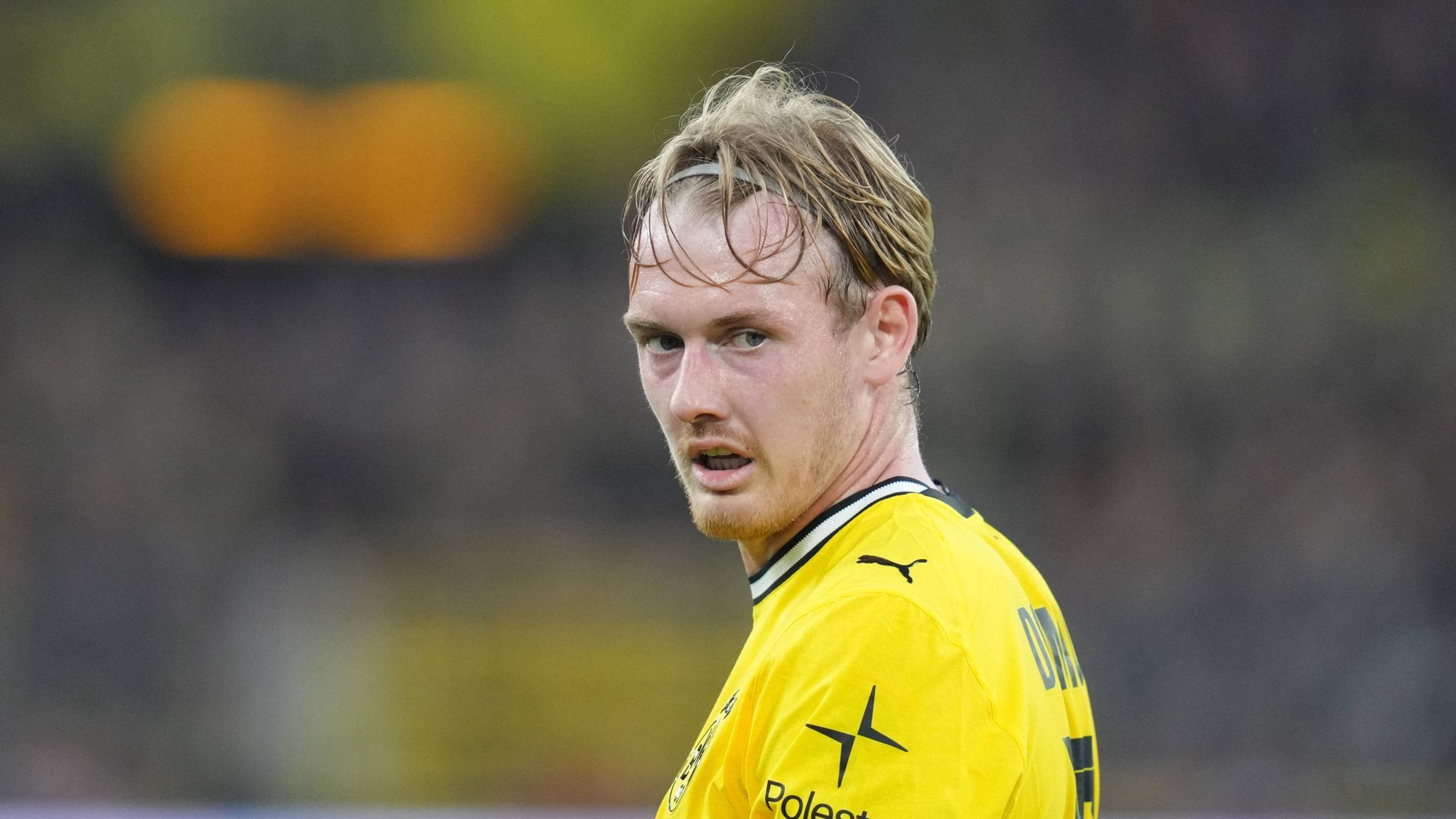Julian Brandt, en un partido del Borussia Dortmund Julian Brandt, en un partido del Borussia Dortmund