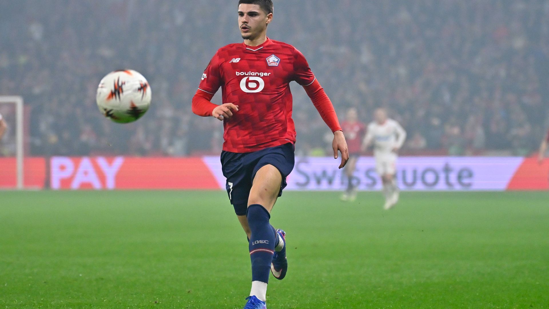 Matías Fernández-Pardo, en un partido del Lille