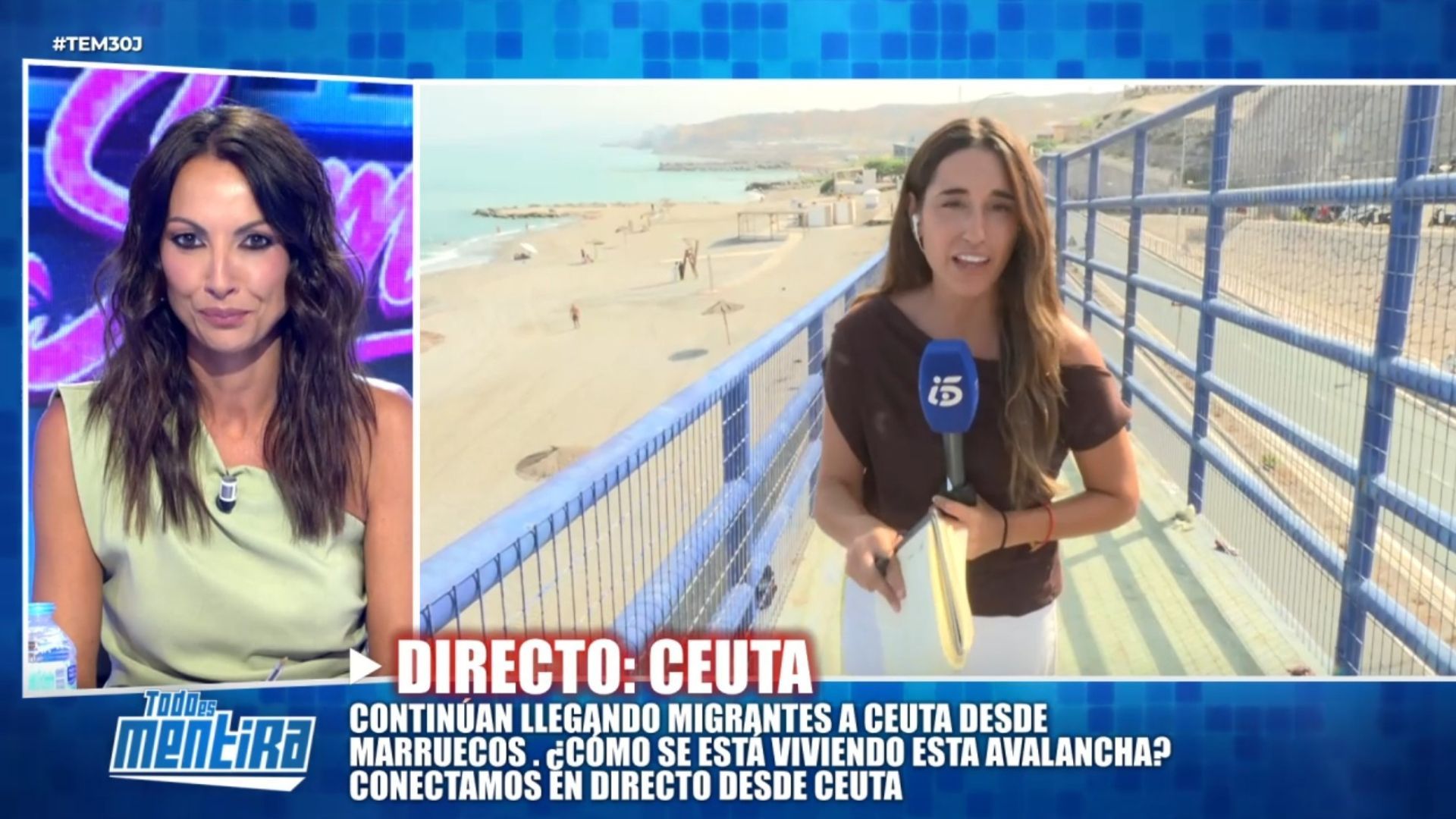 La última hora de la entrada de inmigrantes en Ceuta: "Corren sin rumbo y está todo colapsado"