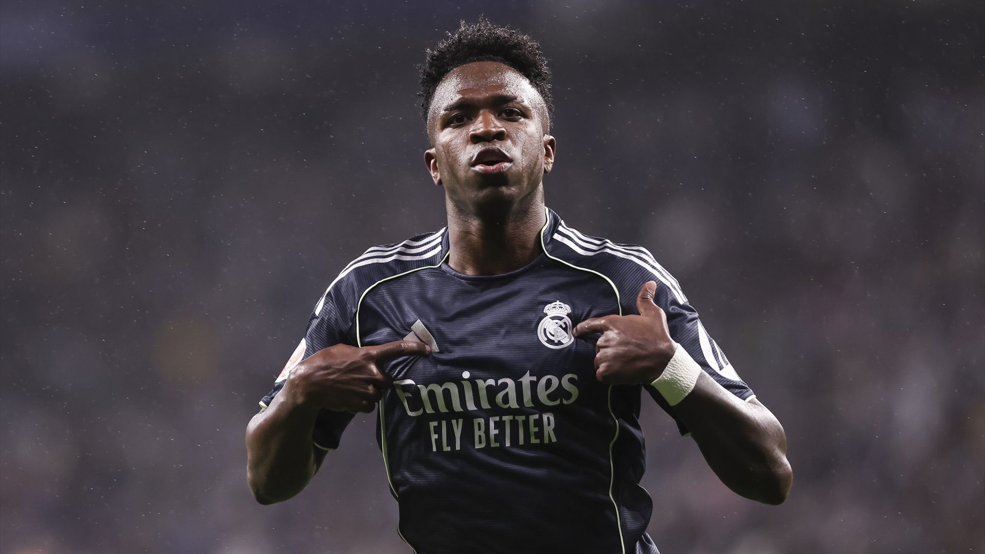 Vinicius Junior celebrando un gol con el Real Madrid Vinicius Junior celebrando un gol con el Real Madrid