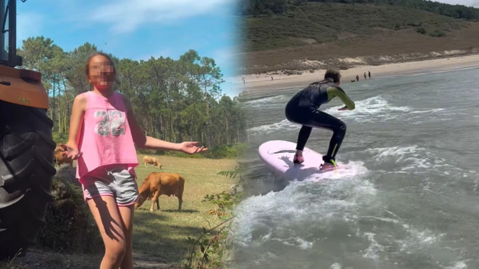 Zoe, niña surf fallecida