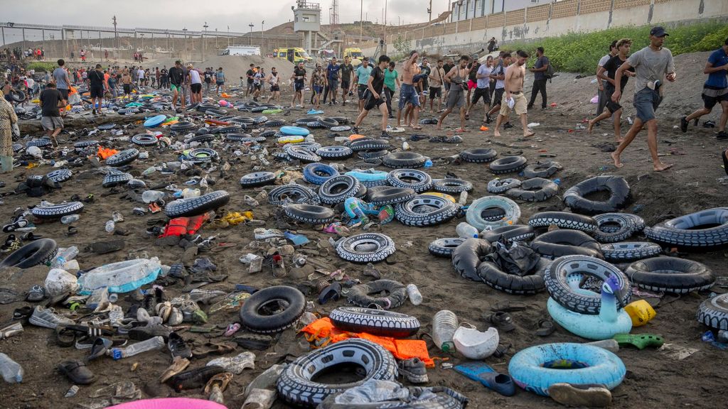 Así se encuentra la situación en Ceuta y en Melilla tras la entrada de cientos de miles de migrantes