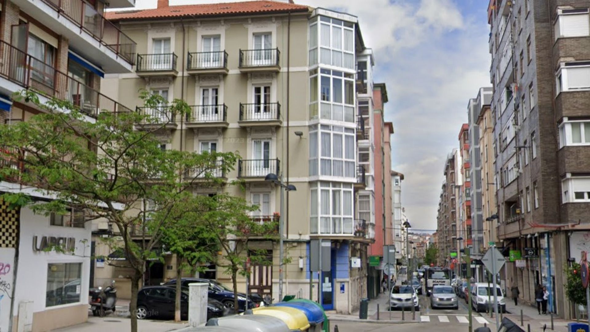 Edificio de Santander donde ha sido asesinada una mujer este 31 de julio de 2026