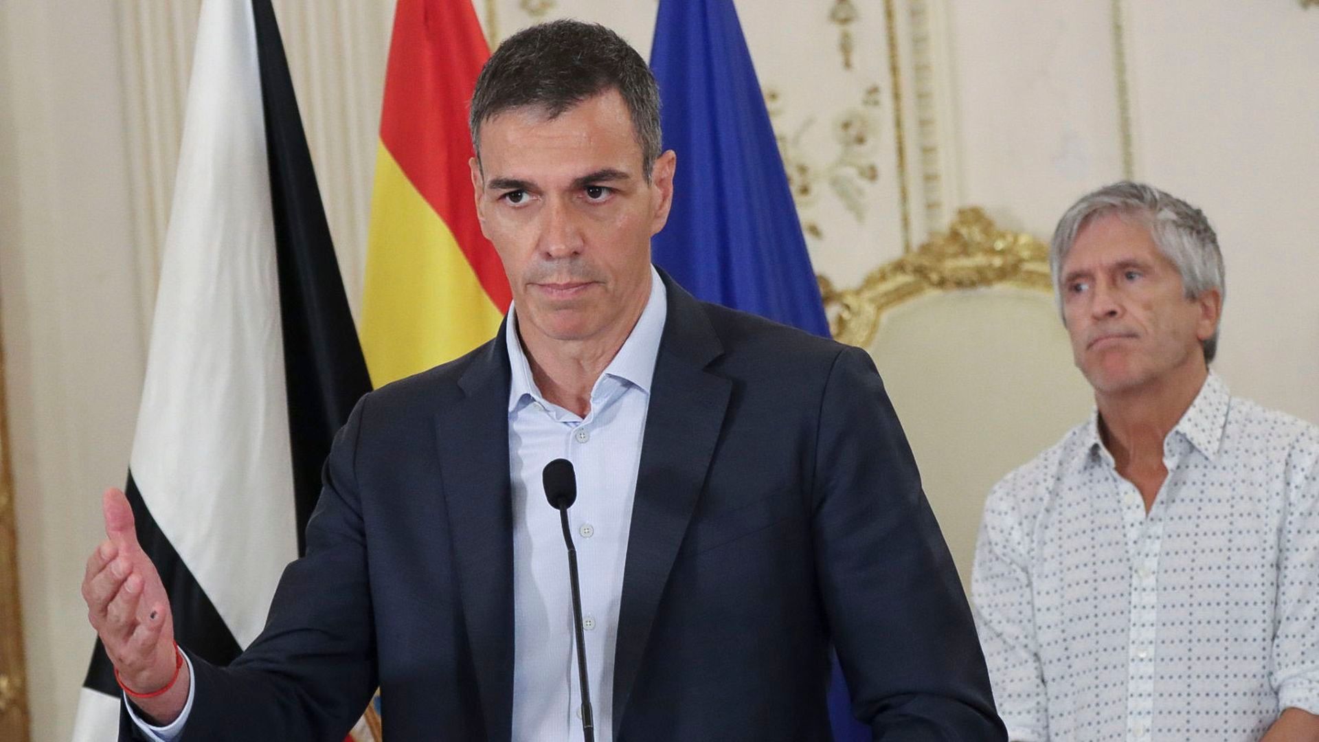 El presidente del Gobierno, Pedro Sánchez, en Ceuta