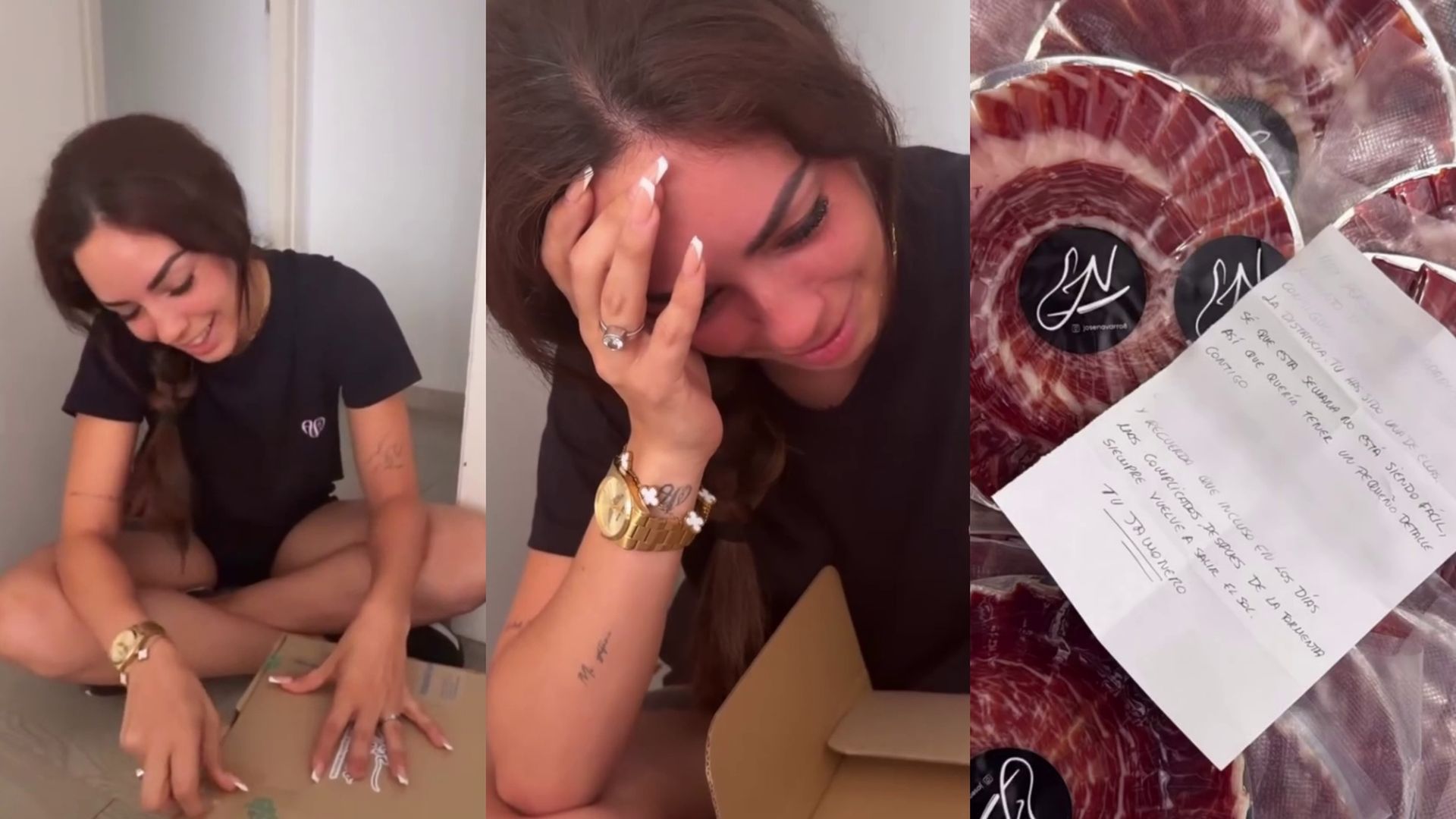 El regalo del jamonero para Anita Williams