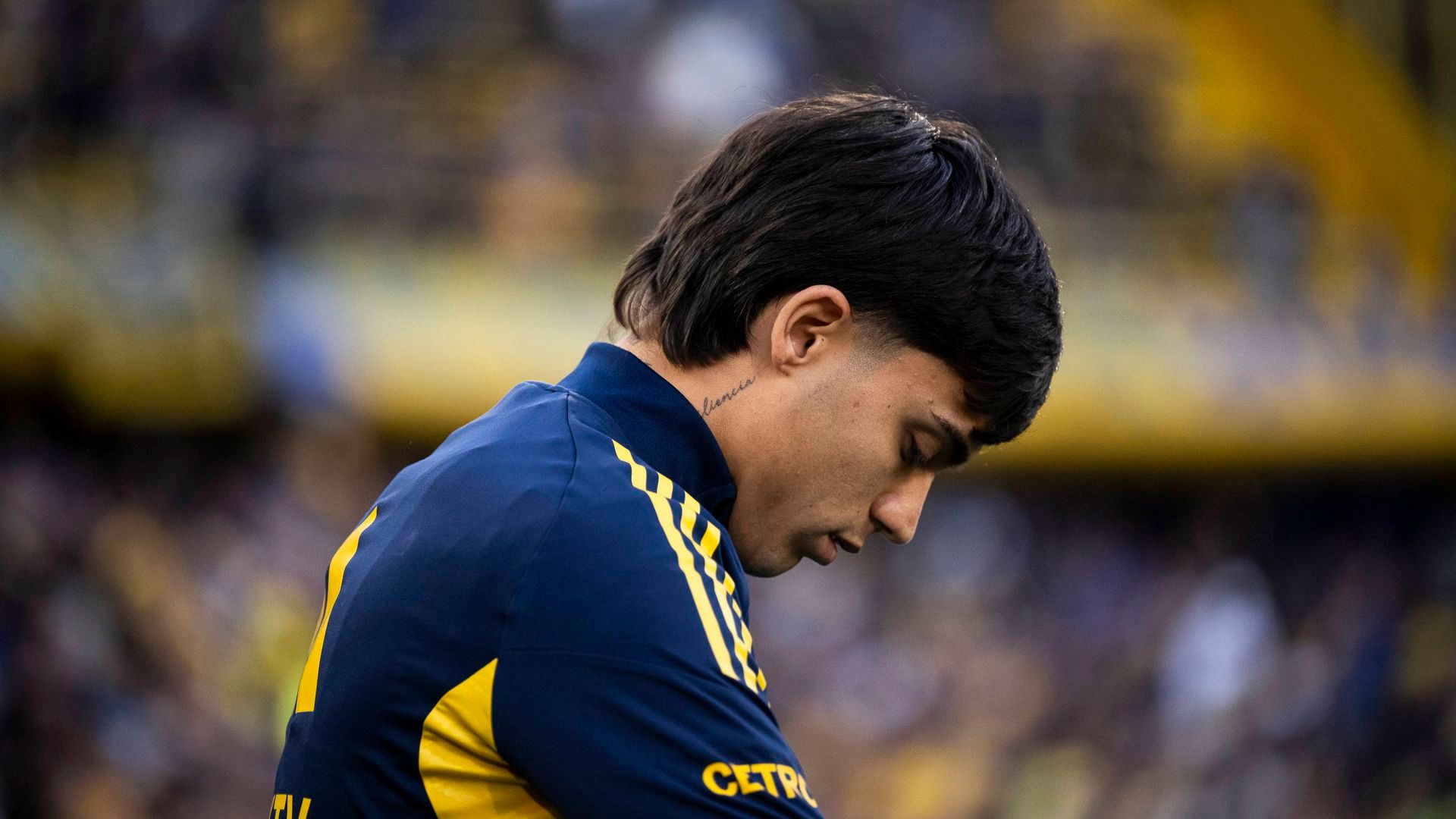 Exequiel Zeballos, durante un partido. Exequiel Zeballos, durante un partido.