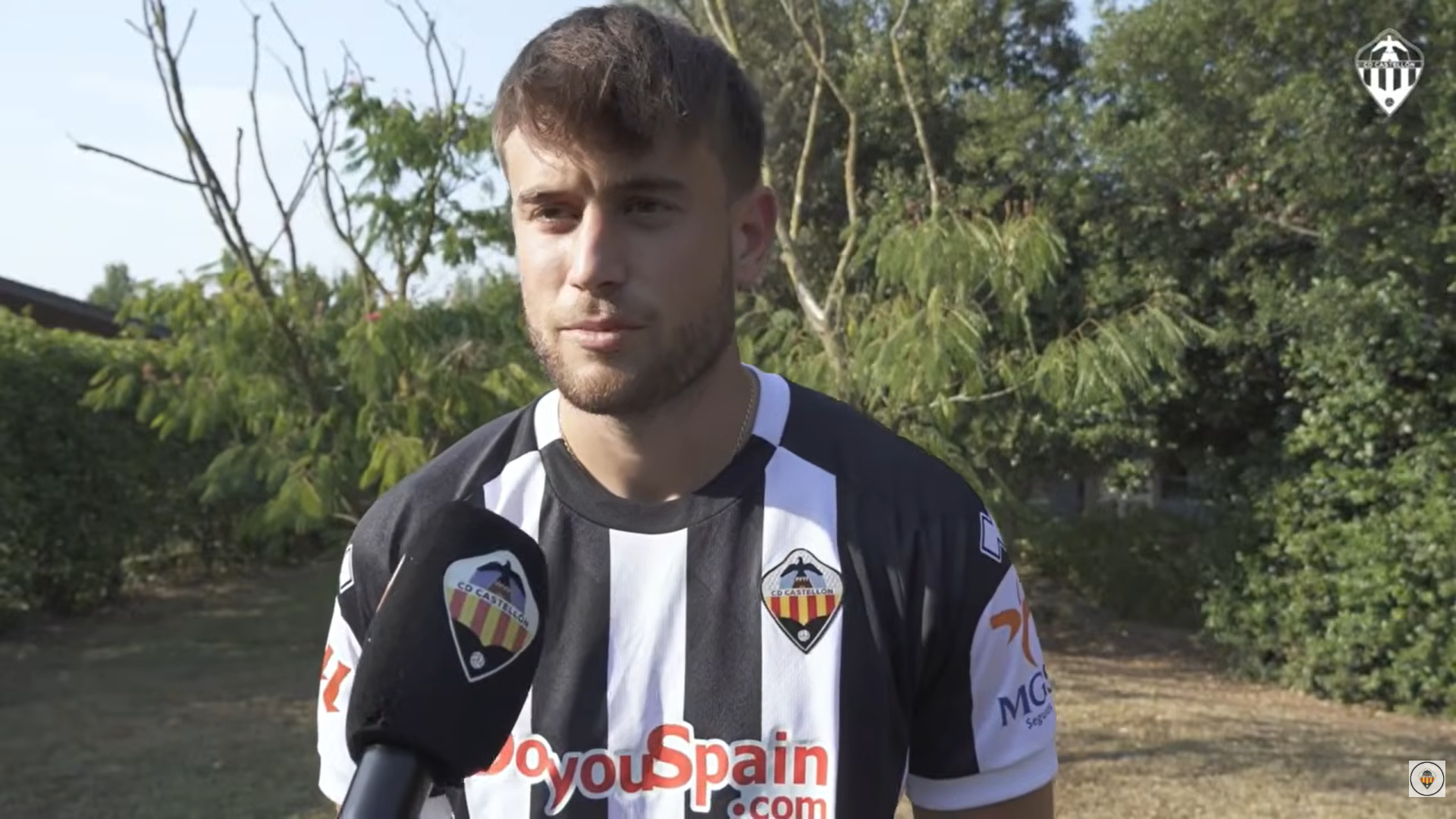 Ilias Kostis, en su primer día con el Castellón
