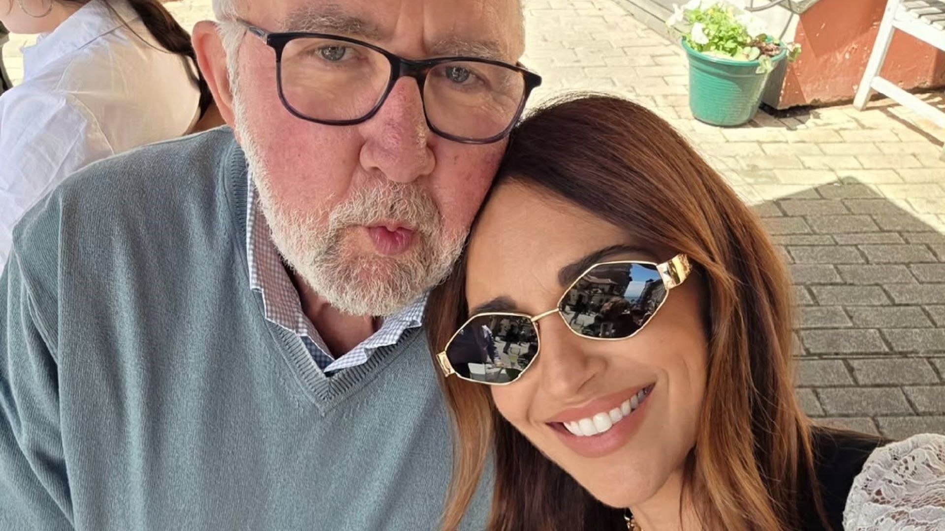 Paula Echevarría y su padre Paula Echevarría y su padre