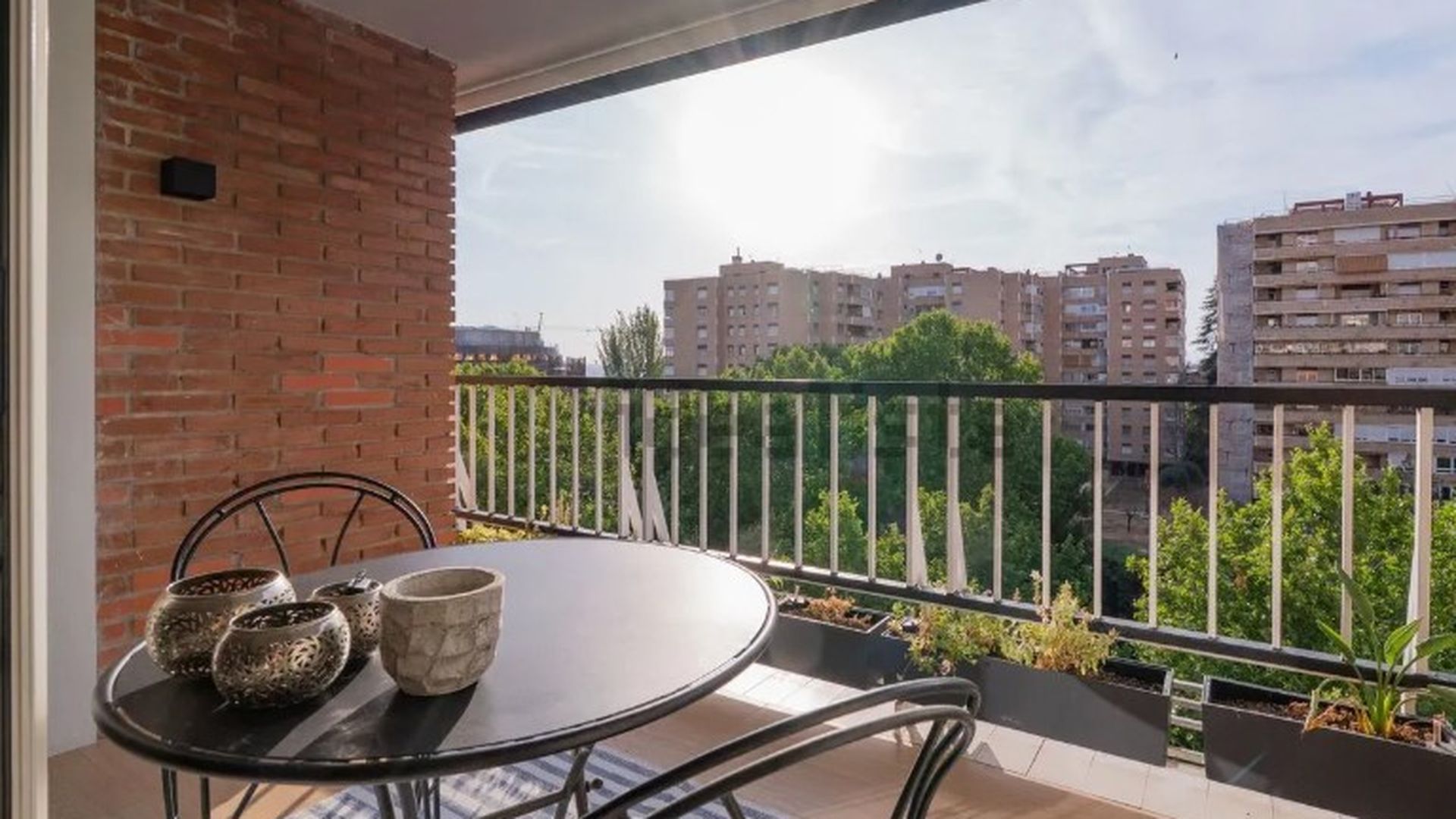 Terraza del piso de González Amador