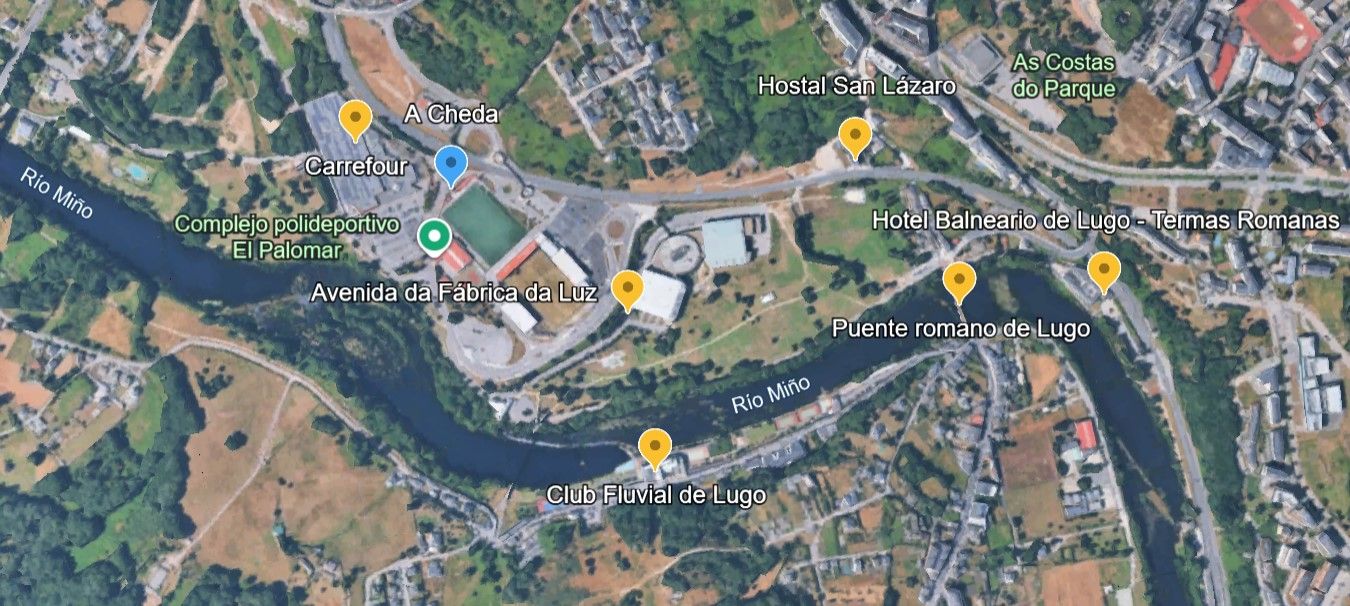Zona donde se ha localizado el cuerpo de Carmen