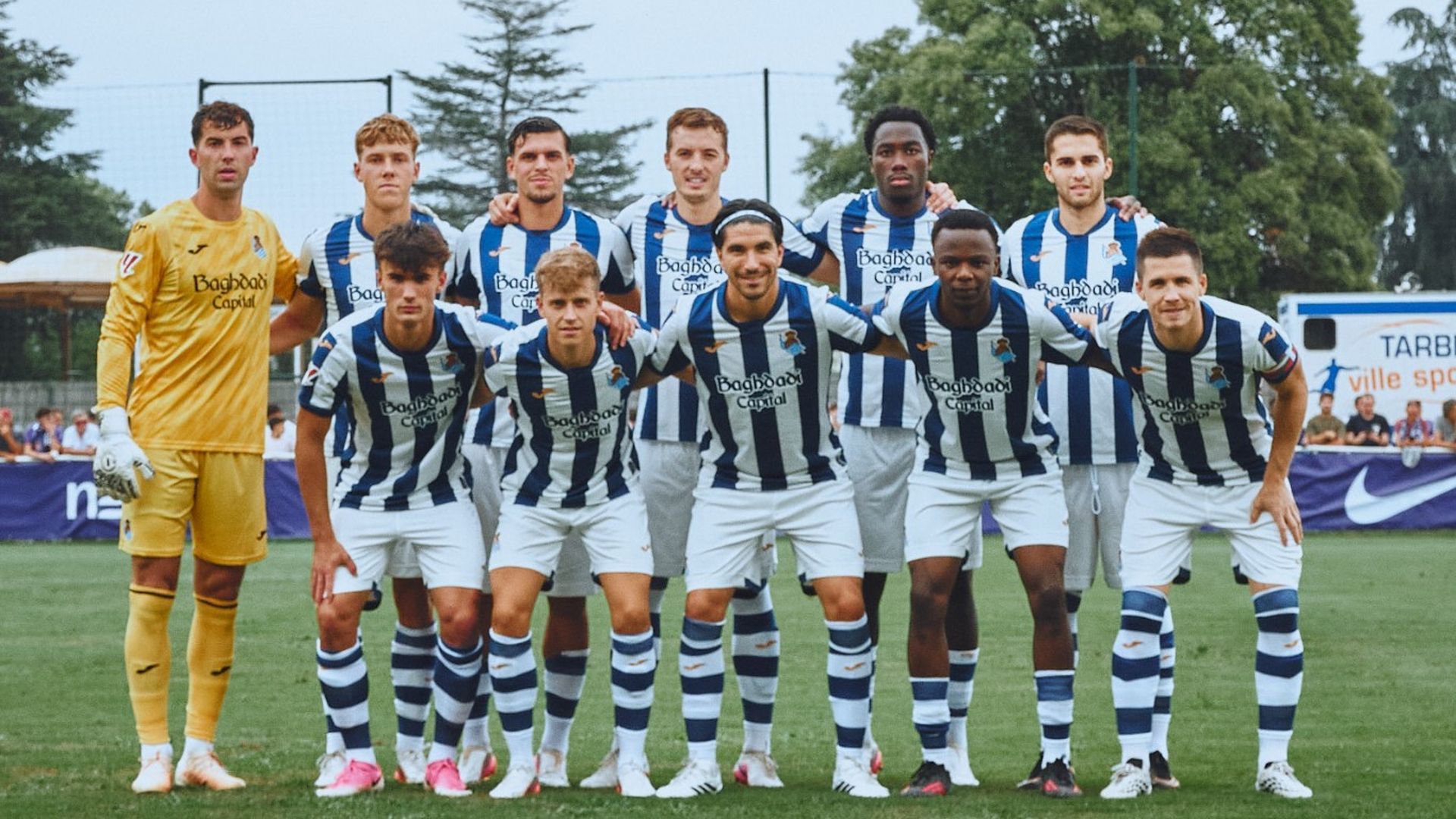 El once titular de la Real Sociedad ante el Toulouse