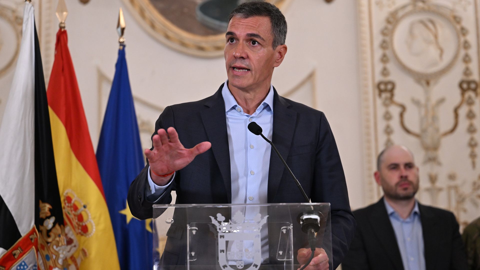 El presidente del Gobierno, Pedro Sánchez, en Ceuta.