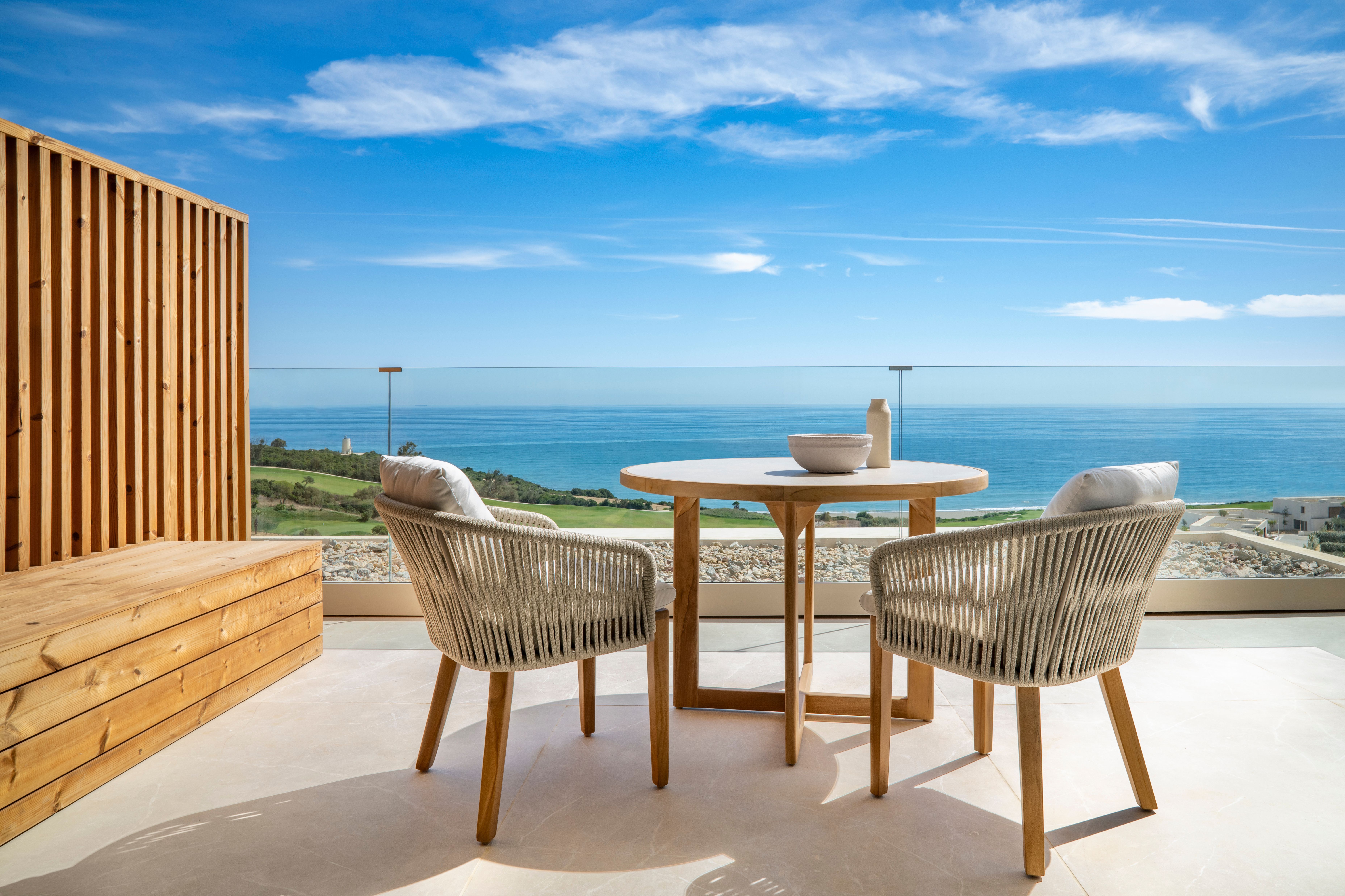 Las vistas desde este resort de lujo