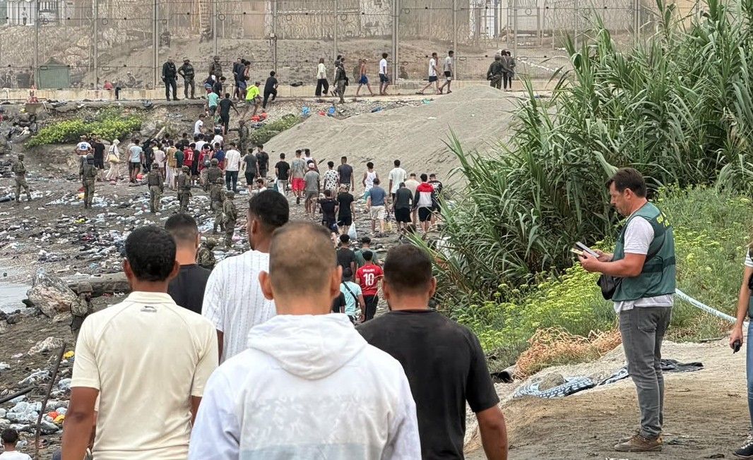 Migrantes regresando a Marruecos este 31 de julio