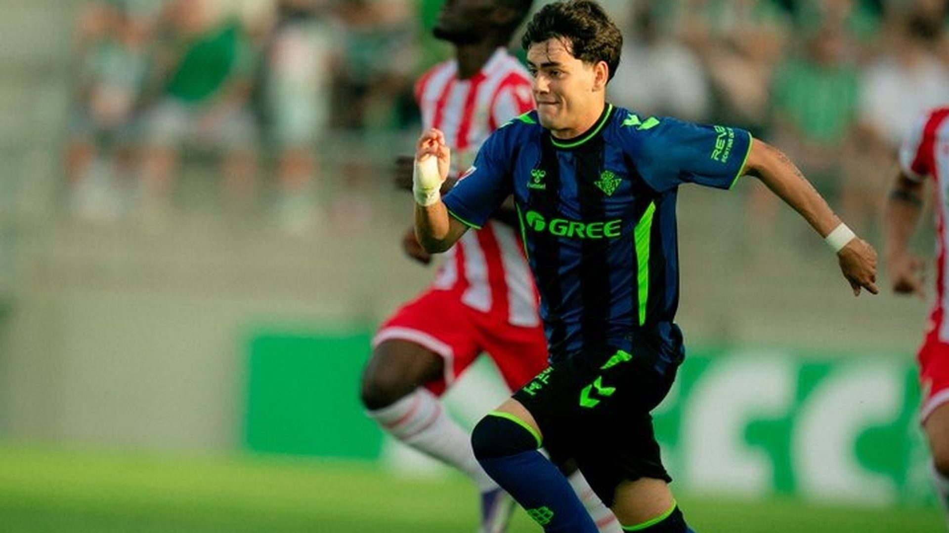 Iván Corralejo, en el Betis - Almería