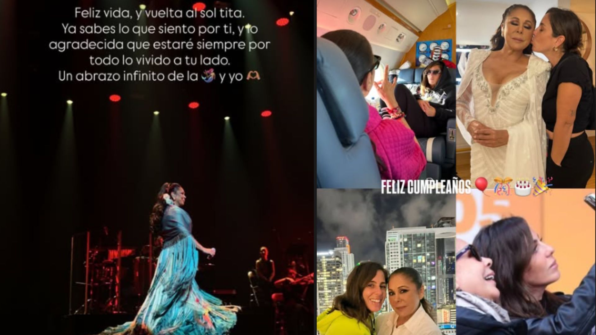 Anabel Pantoja felicita a su tía por su 70 cumpleaños