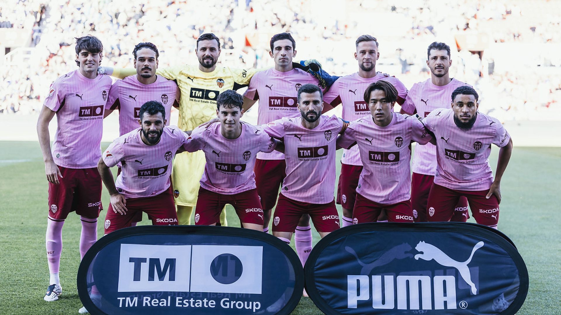 El once titular del Valencia CF ante el Stoke City