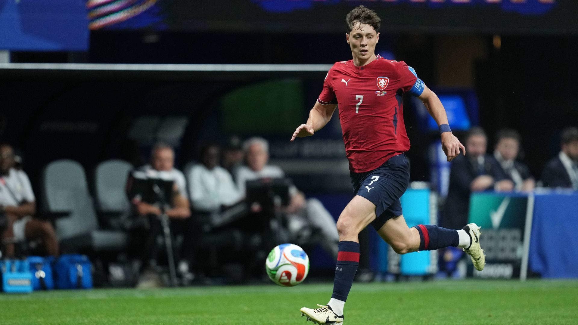 Ladislav Krejci, con la República Checa durante el Mundial