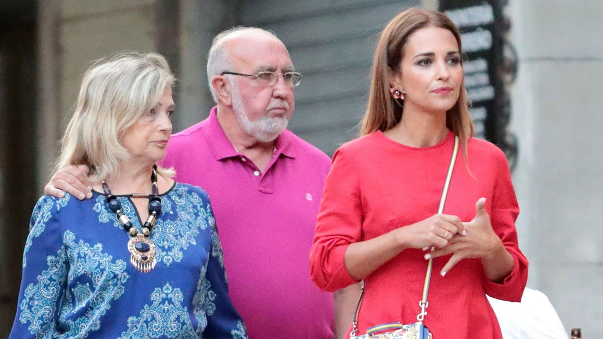 Paula Echevarría, junto a sus padres, Luis Ángel Echevarría y Elena Colodrón Paula Echevarría, junto a sus padres, Luis Ángel Echevarría y Elena Colodrón