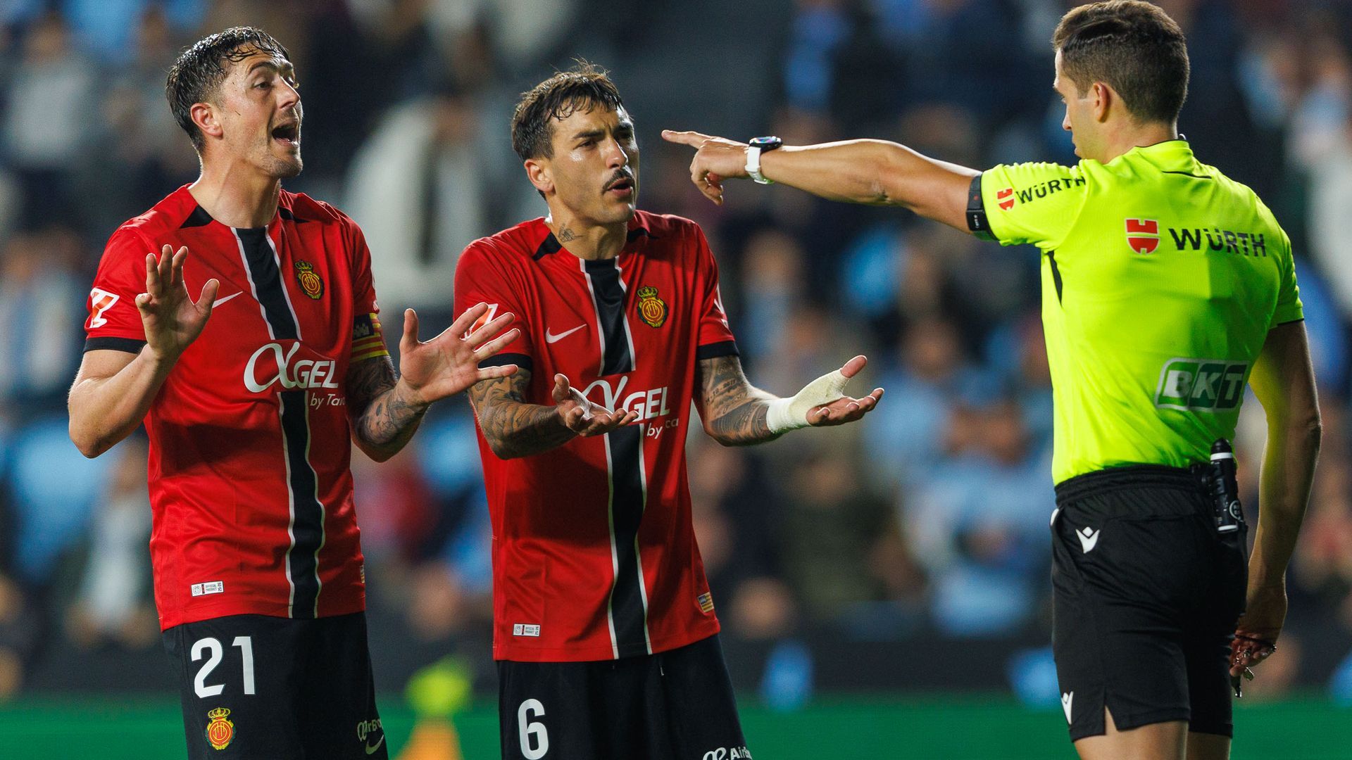 Antonio Sánchez con el Mallorca