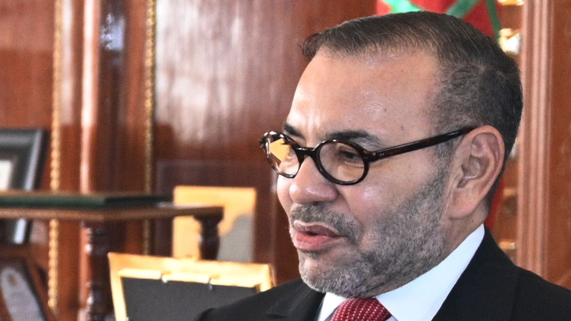 El rey Mohamed VI de Marruecos