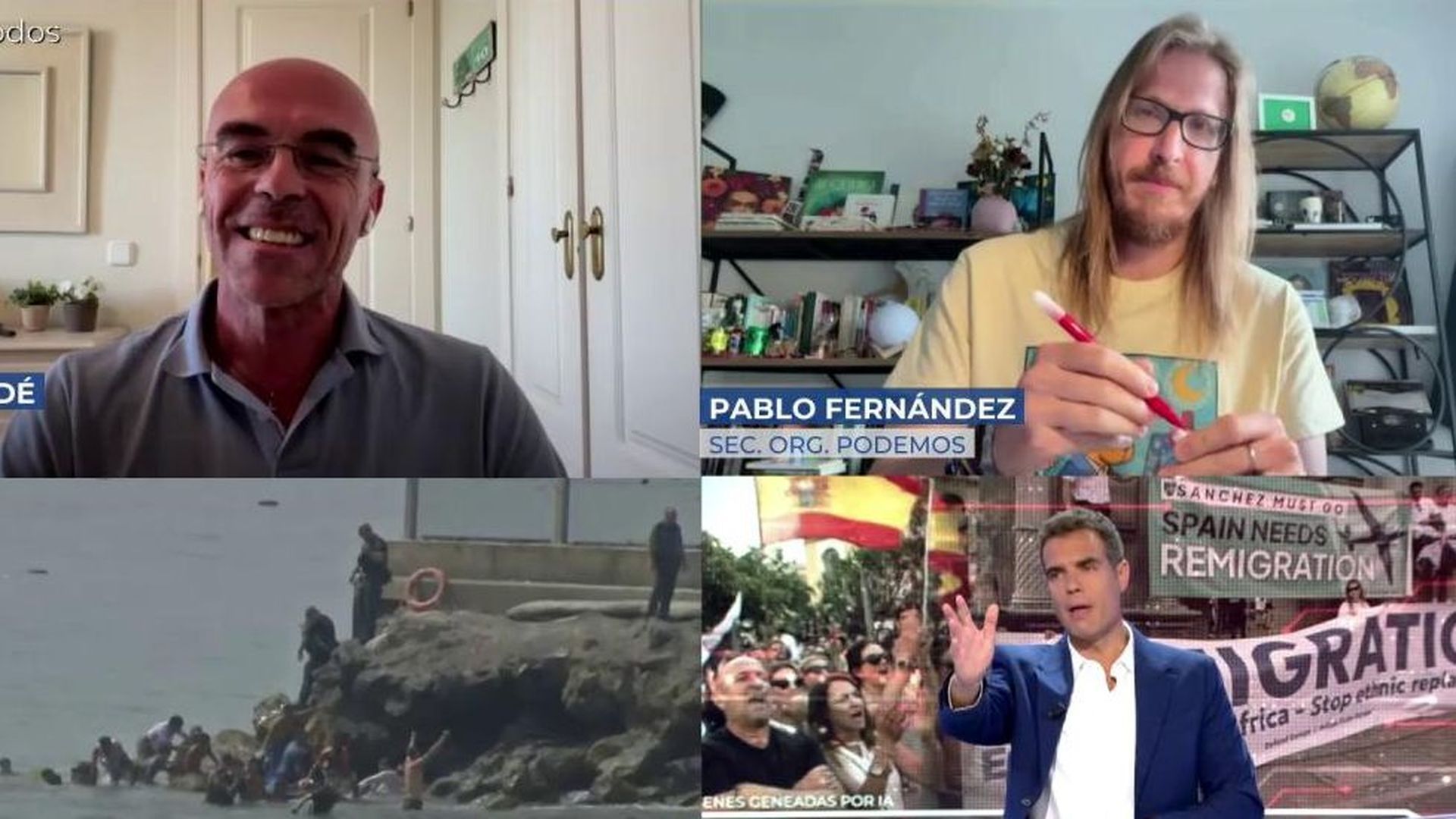 Jorge Buxadé de VOX, a Pablo Fernández: “A mí no me llames traidor a la patria”