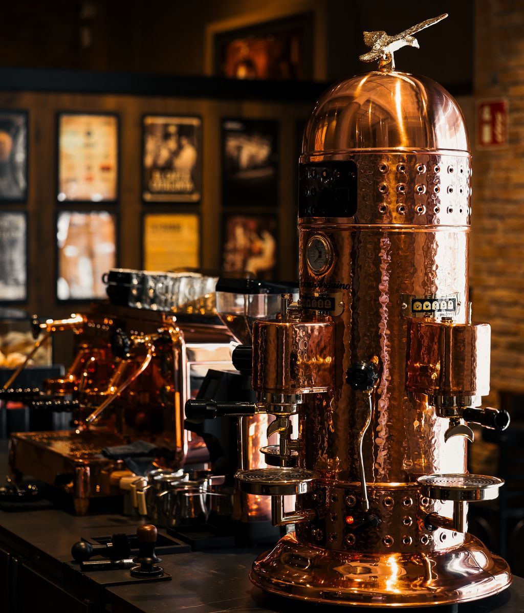 La cafetera Victoria Arduino "Extra" de 1910