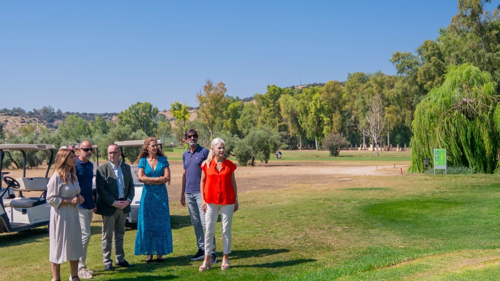 La consejera Patricia del Pozo, durante una visita al Parque Deportivo La Garza, en julio de 2025 La consejera Patricia del Pozo, durante una visita al Parque Deportivo La Garza, en julio de 2025