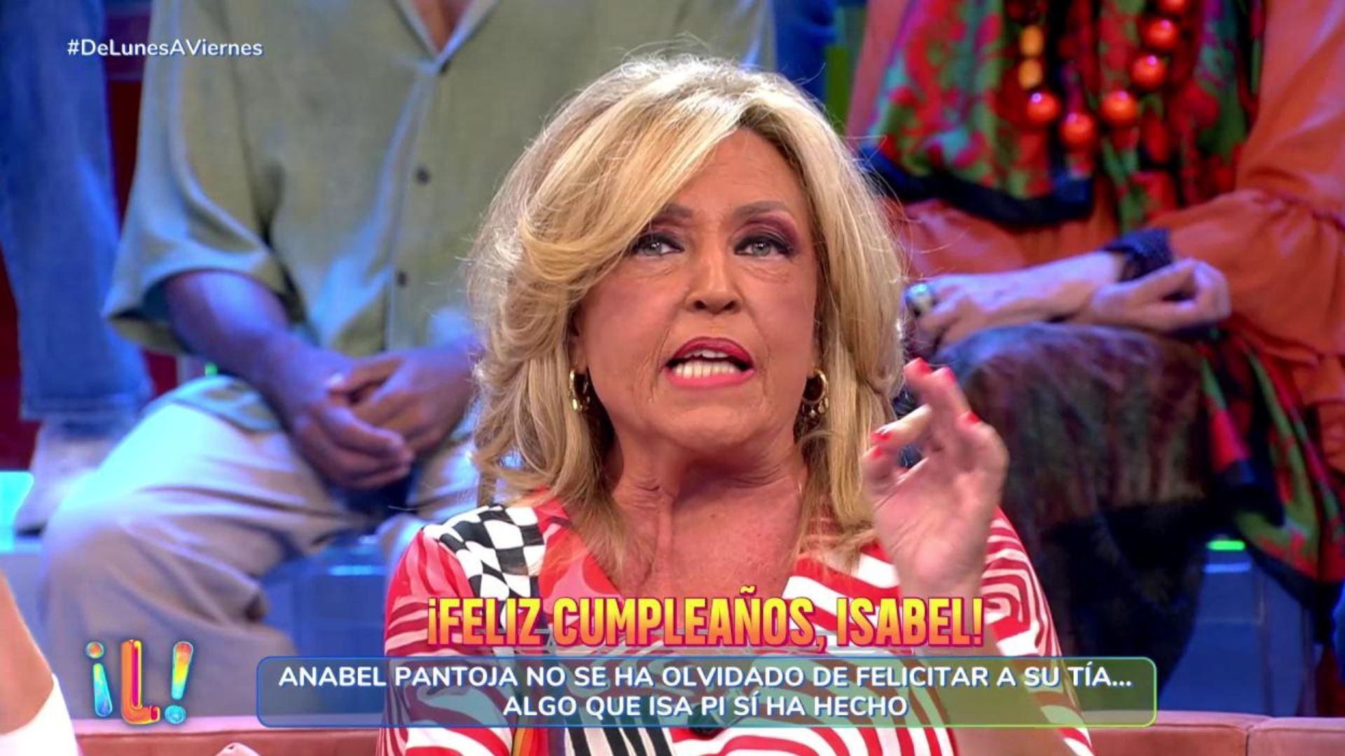 Lydia Lozano revela el motivo por el que Anabel Pantoja se ha ido de viaje en el cumpleaños de Isabel Pantoja