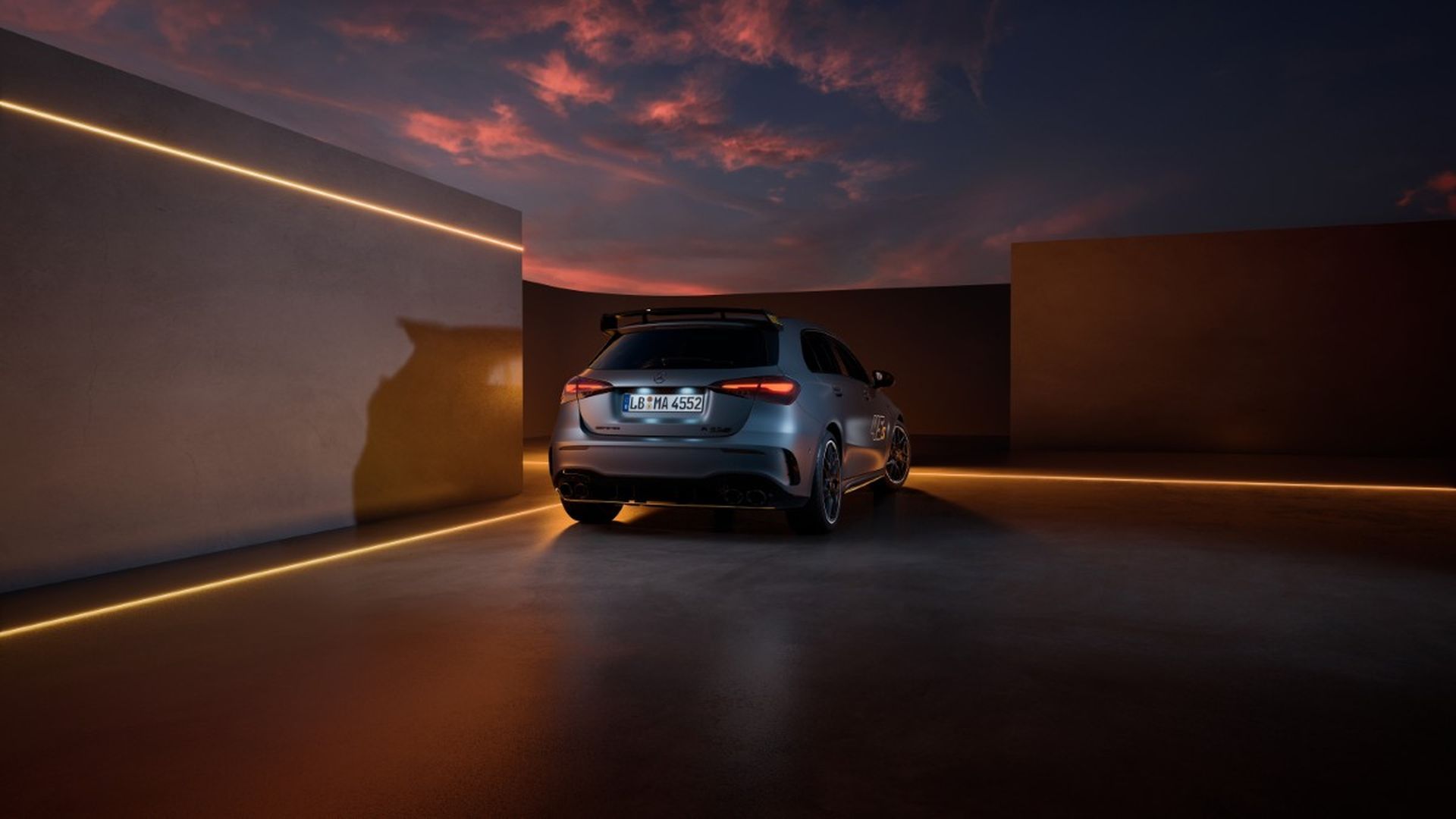 Parte trasera del Mercedes-AMG Final Edition del A 45 S 4MATIC+