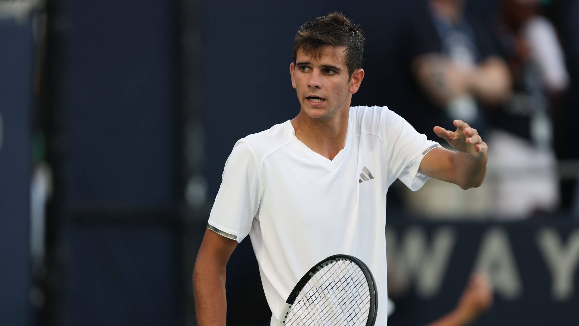 Rafa Jódar, durante el torneo de Washington Rafa Jódar, durante el torneo de Washington