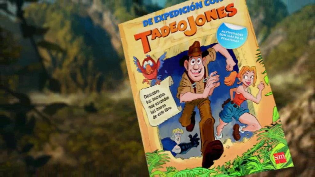 Ya a la venta el libro de actividades de Tadeo Jones