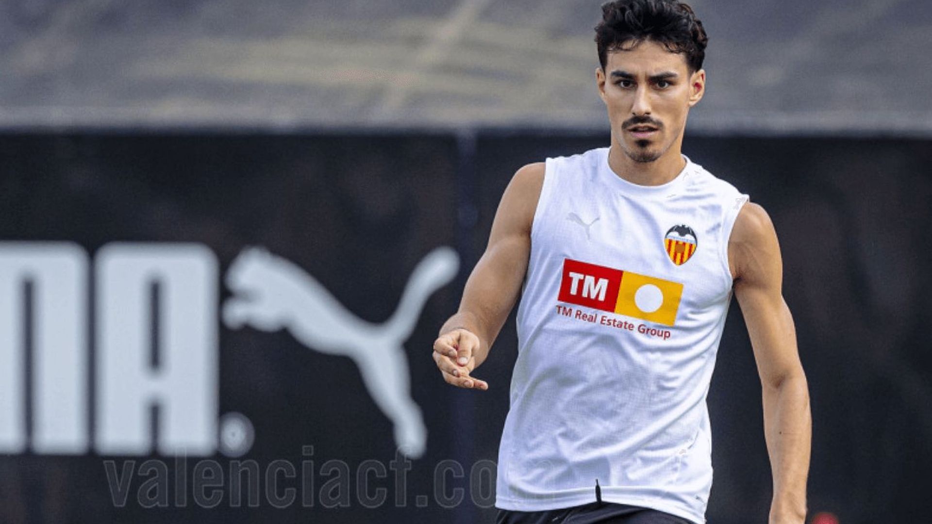 André Almeida, durante un entrenamiento