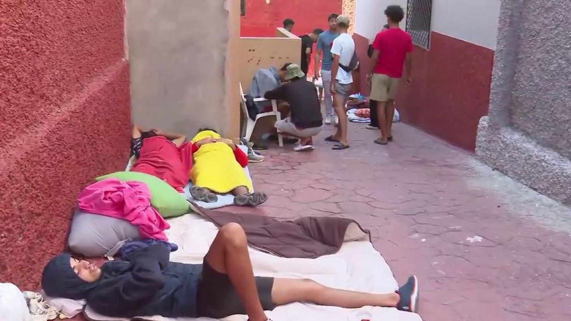 Decenas de marroquíes escondidos en la ciudad